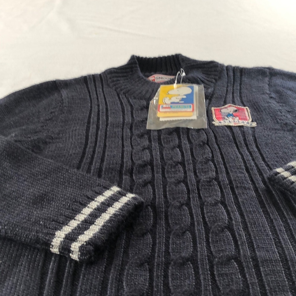 ✨Host✨pic Snoopy vintage sweater NWT peanuts. kids Sz 78 cm - Picture 10 of 16